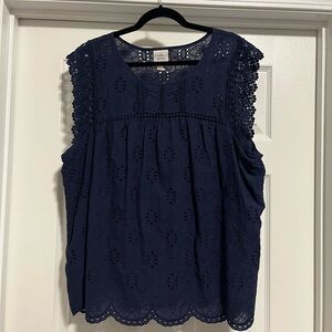 Navy Blouse from Target
